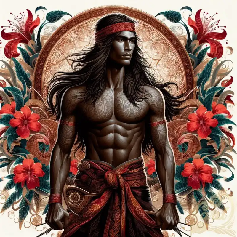 Majapahit warrior red