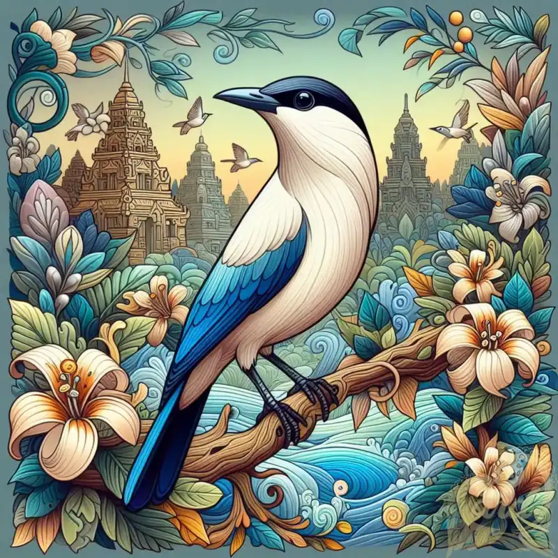 Majestic Bluebird Art