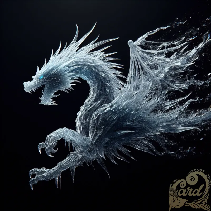Majestic Ice Dragon