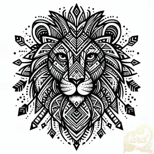Majesty Regal Mandala Lion