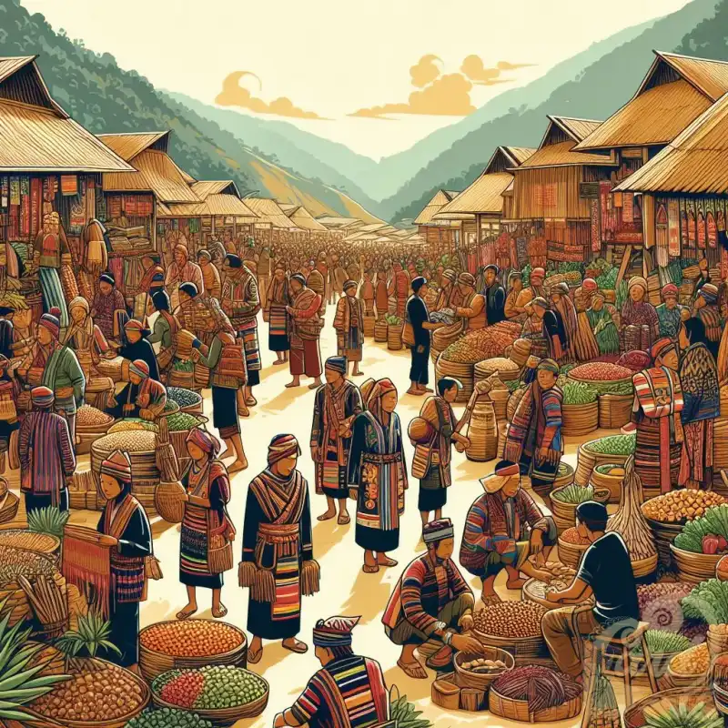 market in North Sumatra