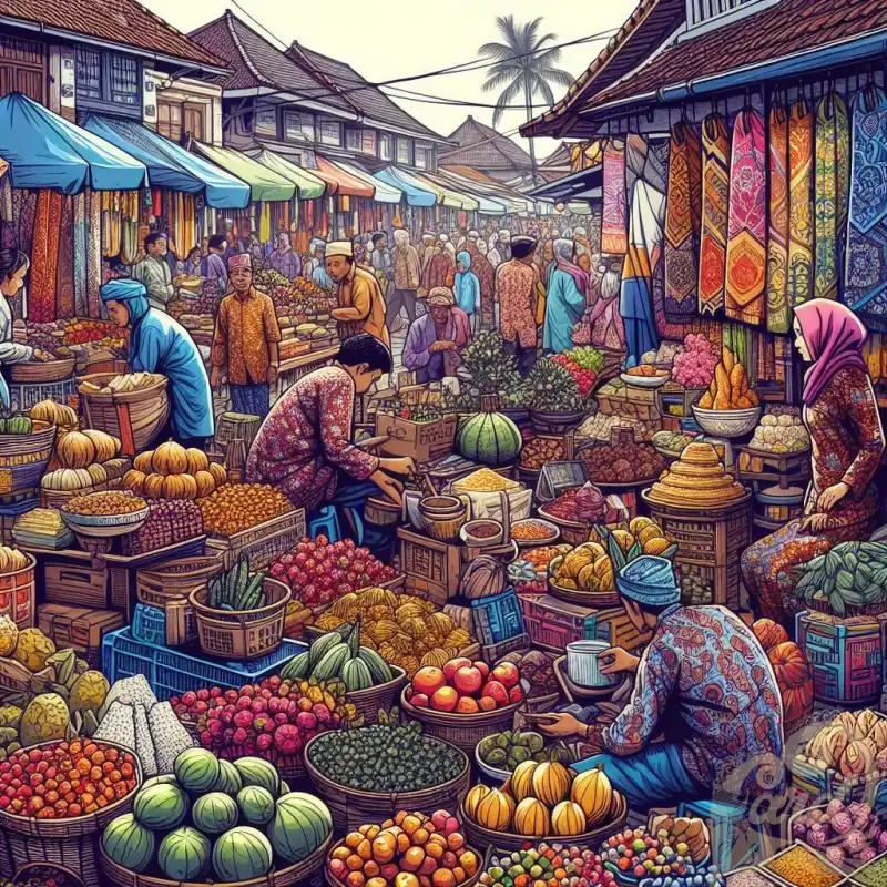 market in Yogyakarta