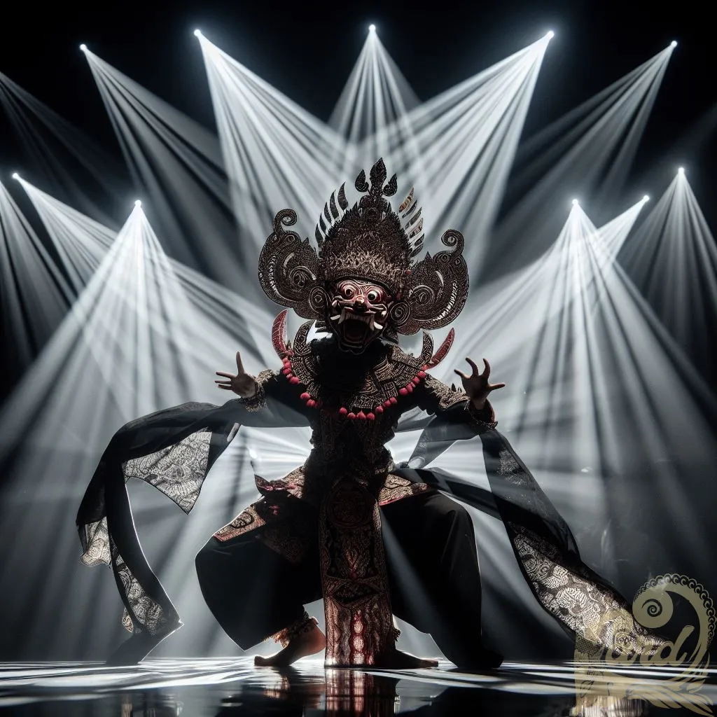 Masked Wayang Kulit Perform