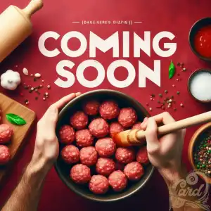 Meatball Promotion Poster
