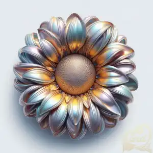 metalic sun flower