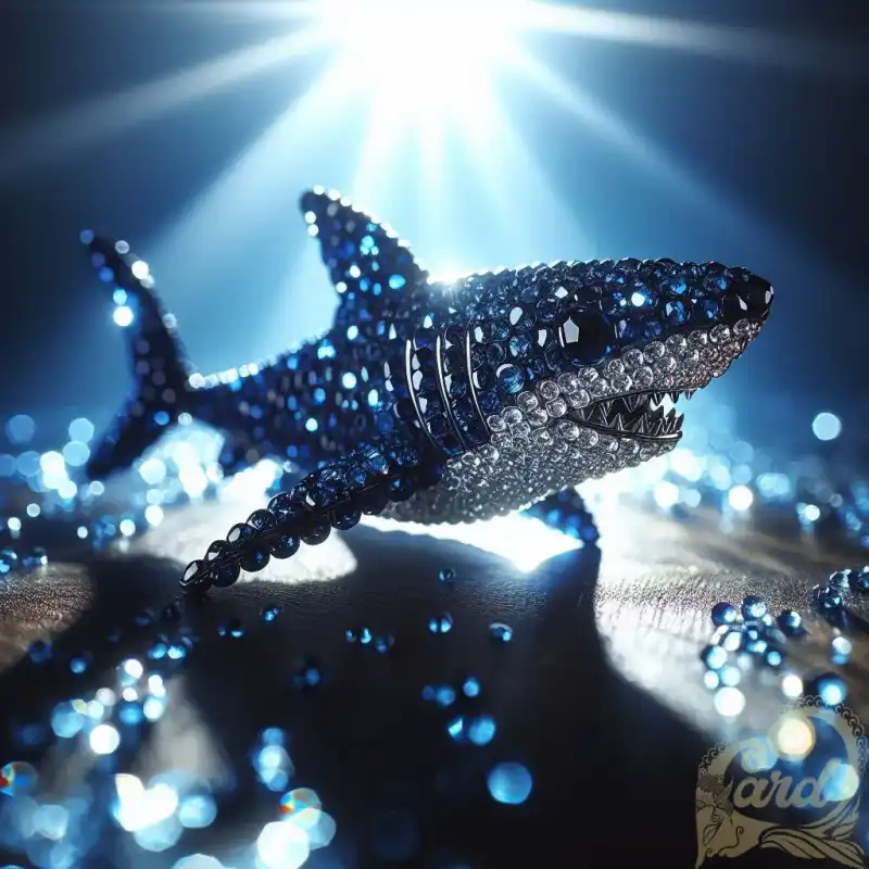 miniature blue crystal shark