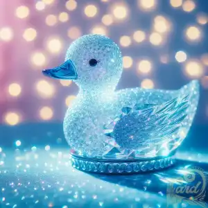 miniature crystal duck