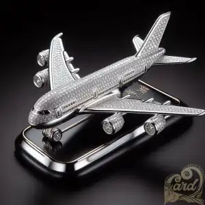 miniature diamond airplane