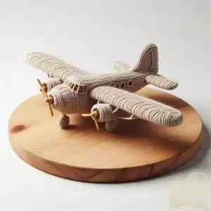 miniature knitting aircraft