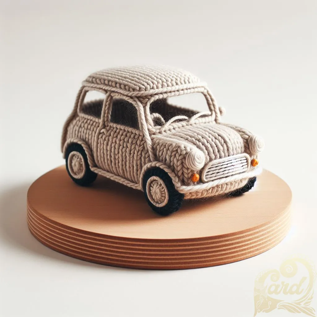 miniature knitting car