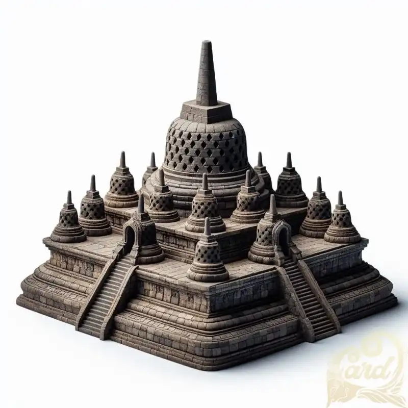 Miniature Majestic Borobudur
