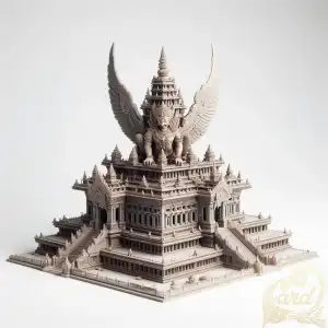 Miniature Majestic Garuda Wisn