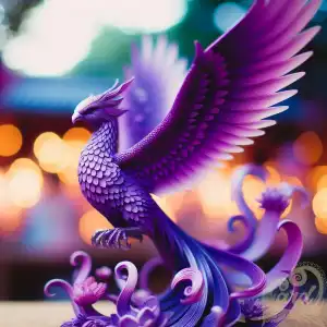 miniature purple phoenix