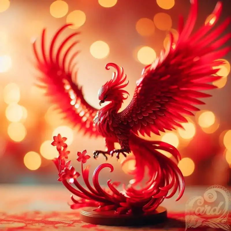 miniature red phoenix