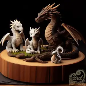 miniature toy Dragons