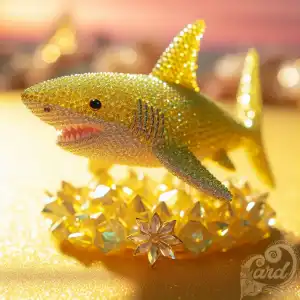 miniature yellow crystal shark