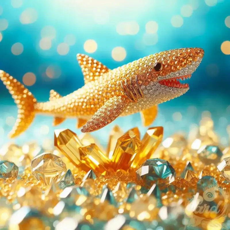 miniature yellow crystal shark