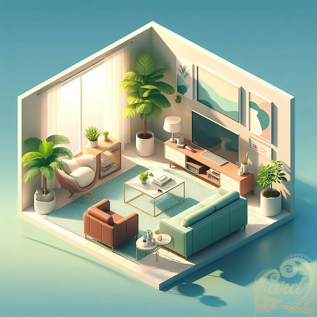 Modern Living Room Oasis