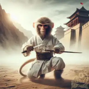Monkey Chinese Warrior