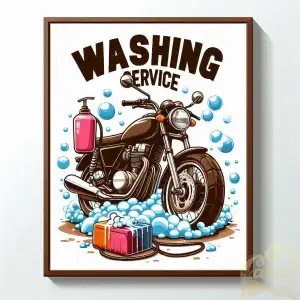 motorbike washing service