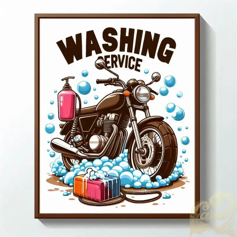 motorbike washing service