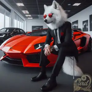 Mr.Wolf's red Aventador