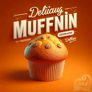 Muffin Promotion Poster