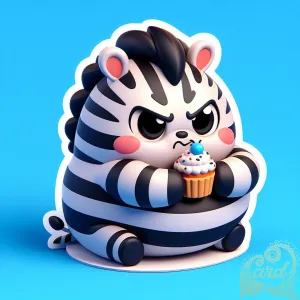 Musical Zebra Cupcake Treat
