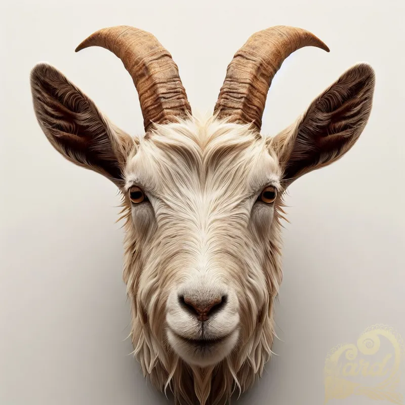 Natural Light Goat Head