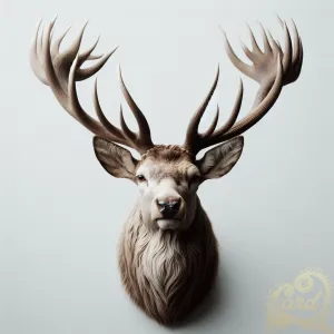 Natural Light Stag Head