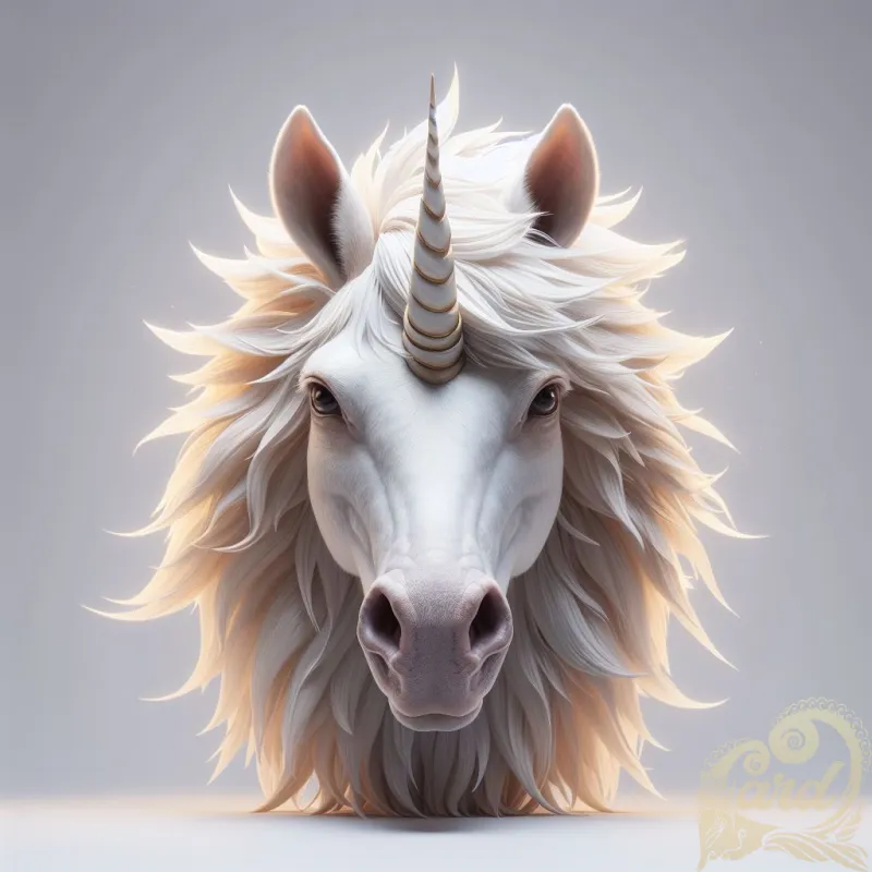 Natural Light Unicorn Head