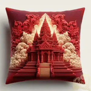 on the 3D pillow umbul