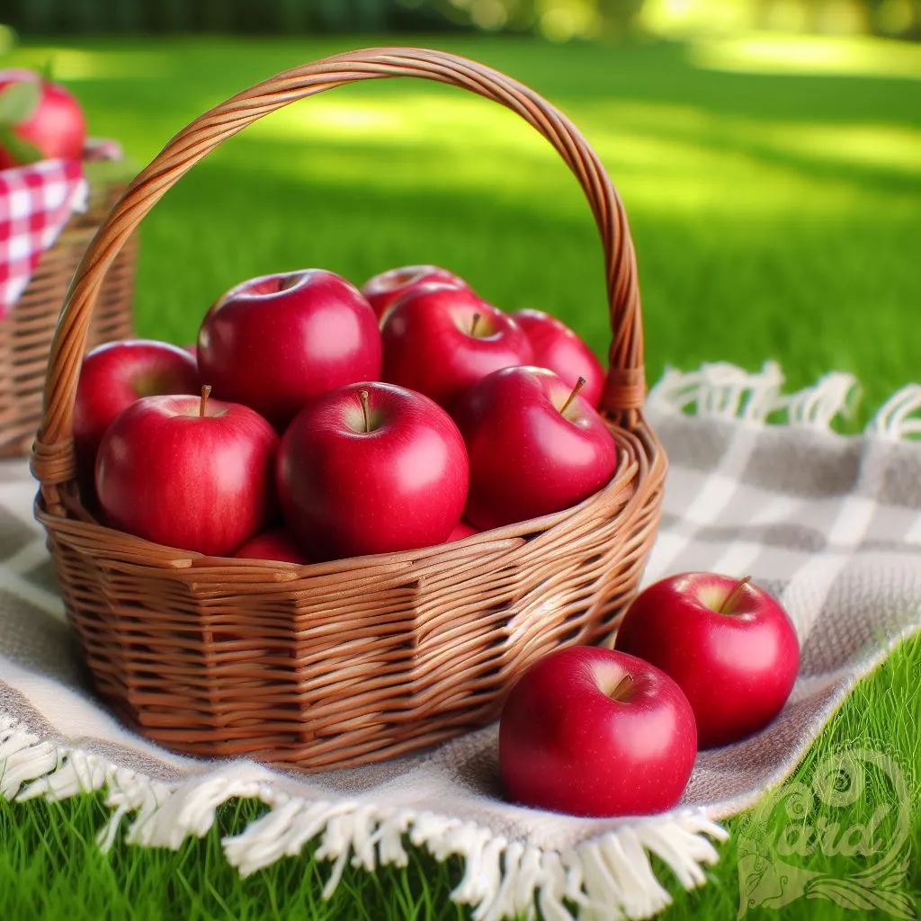 one basket of apples