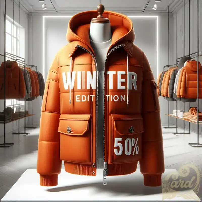 Orange Winter Jacket
