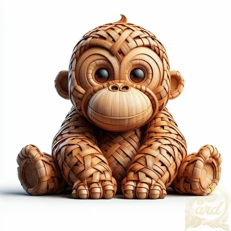 orangutan bamboo