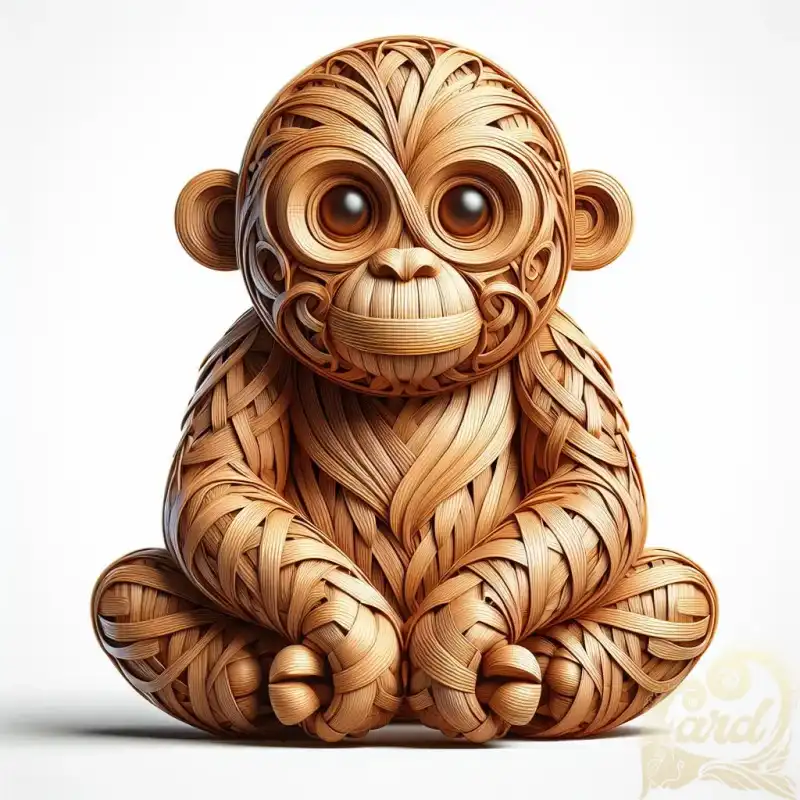 orangutan bamboo