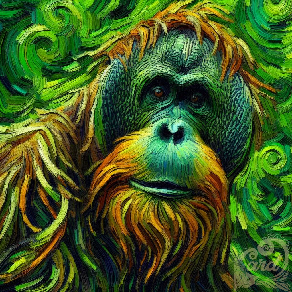 orangutan from the Indonesian