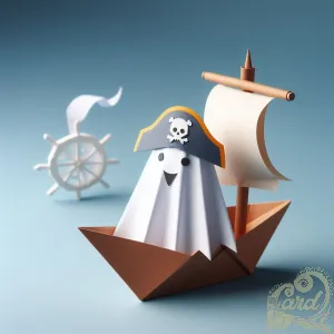 Origami Ghost Pirate Adventure