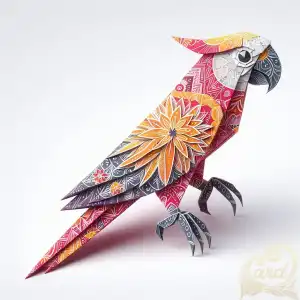 Origami parrots 
