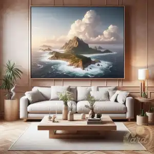 painting of komodo island