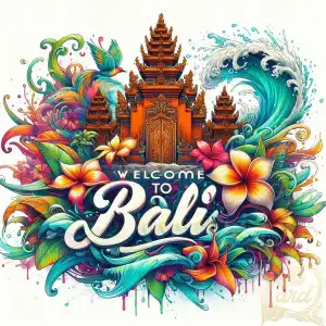 painting welcome to bali