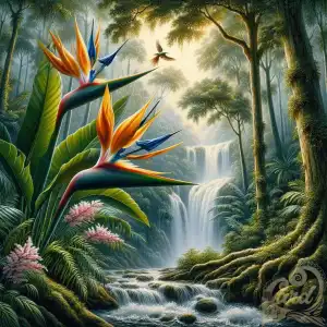 Papuan Bird of Paradise Flower beauty