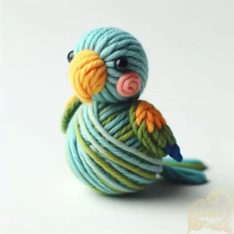 Parrot knitting 
