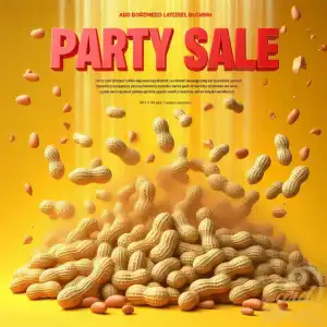 Party Peanuts Poster