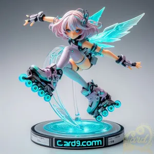 Pastel Pink Angle Action Figure