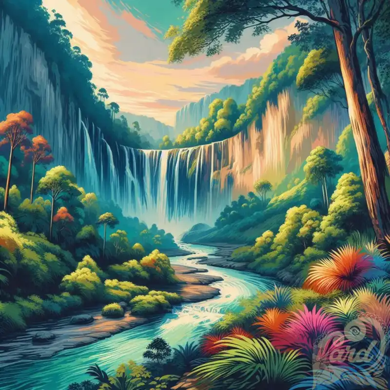 Pelangi waterfall