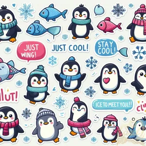 Penguin Sticker Collection