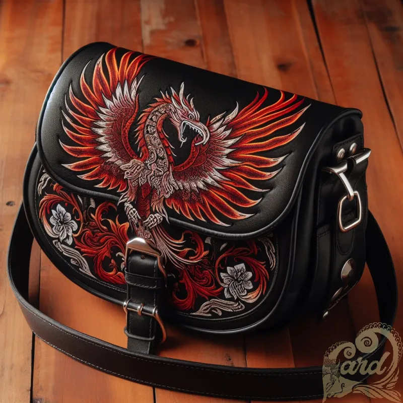 Phoenix Embroidered Bag