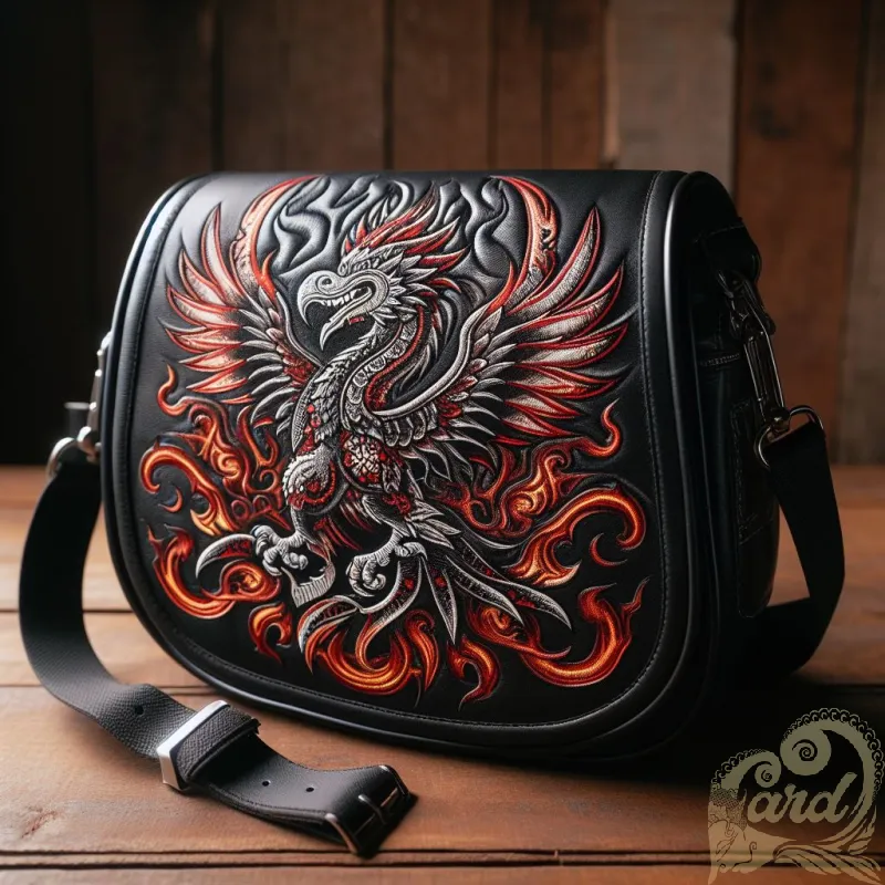 Phoenix Embroidered Bag