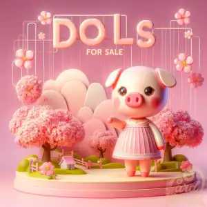 Pig doll
